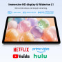 RUSHAR Tablette 11 Pouces Android 16 avec 36Go RAM+512Go ROM (2TB TF), 4G LTE & 5G WiFi, Octa-Core 2.0GHz, 8000mAh, 13MP+8MP, Wi