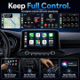 Adaptateur CarPlay sans Fil – Adaptateur Android Auto sans Fil, Wi-FI 5,8GHz Plug & Play, Mini et Stable, iOS 10+/Android 10+, C