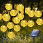 btfarm 10M Guirlande Solaire Exterieur, LED Guirlande Lumineuse Exterieure Solaire IP65 Étanche, 8 Modes Lumiere Solaire Extérie