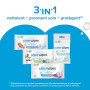WaterWipes Sensitive+ Newborn & Baby Wipes, Lingettes Pour Nouveau-Nés et Bébés, 720 unités (12 paquets), 3-en-1 nettoie, soigne