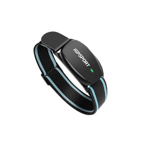 iGPSPORT HR70 Cardiofrequencemetre au Bras, Brassard Cardio IPX7 Étanche Bluetooth Ant+ Ceinture Cardio Idéal pour Le Vélo Joggi