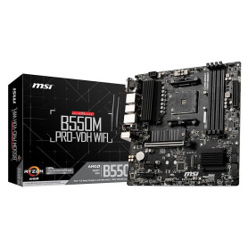 MSI B550M PRO-VDH WIFI Carte mère micro ATX AMD B550, socket AM4