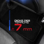 Performance Tapis de Sol personnalisés en Velours Tapis Voiture destiné à BMW Serie 3 F30 2012-2018 - Standard, Perforé, Bleu Bl