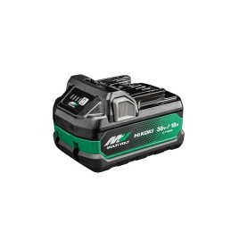 HiKOKI Multi Volt Akku BSL36B18X (18V 8.0 Ah / 36V 4.0 Ah Akku, Li-ION, 4-Stufen-LED Ladestandskontrolle)