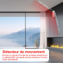 RenseCum Alarme Maison sans Fil WiFi 4G sans Abonnement, Kit Alarme Maison Connectée 24 Pièces avec Écran Tactile 4,3", Sirène 1