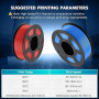 SUNLU 4KG Filament PLA Haute Vitesse 1.75 mm pour Imprimante 3D Rapide, Conçu pour l'Impression à Grande Vitesse, HS-PLA, Paquet