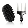 Brosse à cheveux, brosse cheveux bouclés, brosse à cheveux en caoutchouc, eponge cheveux afro, pinceau lavable afro Hair pour le