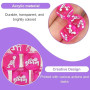 WeddHuis Set de 2 Dés Érotiques Jeu de Positions Sexuelles Livre Ludique pour Couples Jeu Humoristique pour Soirées, Chambre à C