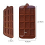 Neoreser 4 Pcs Moule Silicone Chocolat, 12 Cavités Antiadhésifs Moules à Chocolat, Mini Moule Tablette Chocolat, pour Pieces en