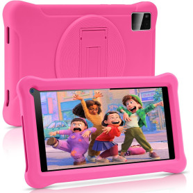 SUMTAB Tablette Enfant 7 Pouces Android 13 avec GMS Certified, 8(3+5) GB RAM, 64GB ROM (TF Card 128GB), Applications Pré-Install