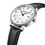 HANPOSH Montre Homme Bracelets en Cuir avec Grand Cadran numérique, faciles à Lire, Montres à Quartz étanches Montres pour Homme
