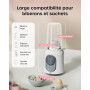 Chauffe Biberon, Nuliie Stérilisateur Électrique Rapide 10 en 1 pour Lait Maternel ou Formule avec Minuterie Numérique Contrôle 