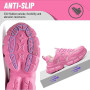 KOIFISH Chaussures de Sécurité Femme Légère Basket de Secruite Confortable Antidérapante Chaussures de Travail Embout Acier Resp