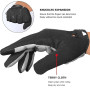 WESTWOOD FOX WFX Gants de vélo de Montagne à Doigts Entiers Gantsss de VTT pour écran Tactile Gants rembourrés antidérapants VTT