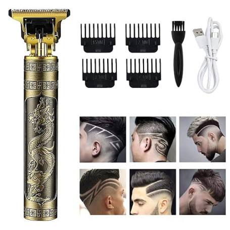 Tondeuse Cheveux Hommes,Tondeuse Barbe Professionnel Finition,Rasoir Electriques Hommes,Sans Fil Brostyle Tondeuse Precision Rec