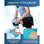 Comfytemp Poche de Glace pour Genou Réutilisable, Thérapie par le Chaud et le Froid pour la Chirurgie de Remplacement du Genoux,
