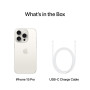 Apple iPhone 15 Pro 256Go - Titane Blanc (Reconditionné)
