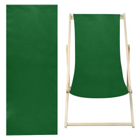 GORGECRAFT Toile de Rechange pour Chaise de Plage en Coton Pliable Tissu de Réparation pour Salon Inclinable Remplacement pour B