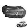 JSUDQR Phare Droit Electroplaqué Convient à DACIA DUSTER 2022 XF733-010 Electroplaqué Droit R：260101613R 260109550R
