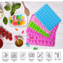 Moule Silicone Bonbon, 5 Pcs Mini Moules à Bonbons Gommeux, Moule En GeléE Plateaux, Moules En Silicone De Qualité Alimentaire A