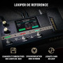 HeadRush Flex Prime Pédale de Modélisation et Multi-Effets pour Guitare et Basse, avec Écran Tactile, Boucleur, Wi-Fi, Chargeur