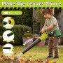 Pandapop 2 in 1 Outils Enfant, Débroussailleuse Enfant avec Lumière, Souffleur Feuille avec Son, Kit Jardinage avec Ceinture Et