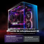 AsiaHorse Nyota Ventilateur PC 120MM ARGB [Lot de 1] [HDB] Ventilateur RGB 2000 RPM/61.5 CFM/2,16 MMH2O 5V 3PIN ARGB et ventilat