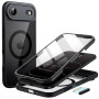 JETech Coque pour iPhone Air avec Protection D'écran en Verre Trempé Intégrée et Bouton de Contrôle de Caméra, Compatible avec M