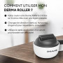 OMA & ME Derma Roller 0.5 mm - Stimule la Pousse des Cheveux Naturellement, Favorise la Croissance du Cuir Chevelu - Microneedli