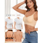 Kiiwah Soutien Gorge Dos Nu Invisible, Soutien Gorge sans Armature en Soie Glacée Douce, Soutien-Gorge à Bretelles Convertible A