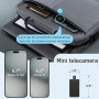 Digimore Mini Camera Espion sans Fil, WiFi Camera Surveillance 10h Enregistrement Continu, Stockage Cloud Gratuit, Batterie 3000