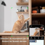 Digimore Mini Camera Espion sans Fil, WiFi Camera Surveillance 10h Enregistrement Continu, Stockage Cloud Gratuit, Batterie 3000