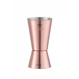 HENDI Jigger double 25/50ml, BarUp, mesure de bar, doseur à cocktail, barman, bar, boissons, cocktails, ø42x(H)86mm, acier inoxy