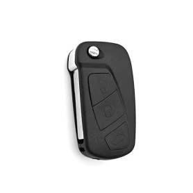 JZK 3 Boutons Clé de Remplacement pour Ford Ka, télécommande de Voiture, Coque de clé de Voiture pour Ford KA MK2 2008-2016, Coq