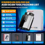 KINGBOLEN Soloscan Valise Diagnostic Auto OBD2 Scanner pour VW/Audi/Skoda/Seat/Bentley/Bugatti/Lamborghini, Lecteur de Code d'er