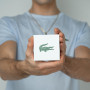 Lacoste Montre Analogique Multifonction à Quartz pour Homme Collection LACOSTE.12.12 Move avec Bracelet en Silicone Bleu Marine,