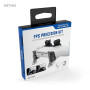 NiTHO FPS Gaming Kit pour Manette PS5, Kit de Précision avec Ergonomiques de Gâchettes et de Boutons, 3 Tailles de Poignées de P