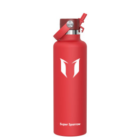 Super Sparrow Gourde Isotherme - Bouteille Isotherme - 350ml, 500ml, 750ml, 1L, 1.2L - Gourde Sport Étanche Avec Couvercle à Pai