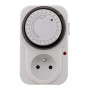 Otio - Programmateur Journalier Mécanique avec Voyant Lumineux - 3500W - Programmation par Intervalles de 15 Minutes - Interrupt