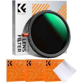 K&F CONCEPT Filtre 62mm ND2-32 Variable et Polarisant CPL et Black-Mist 1/4 3 en 1 pour Objectif Appareil Photo