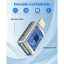 layajia Adaptateur Lightning vers USB, Câble Lightning Mâle vers USB Femelle pour iPhone 14 13 12 11 Pro Max, Adaptateur OTG iPh