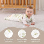 Yukkidds Gigoteuse Bébé Hiver 1.5 TOG en Coton Doux, Turbulette Chaude avec Fermeture Éclair, Lot de 2, pour Nouveau-né Garçons