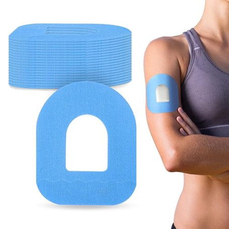 YOUSHARES Patchs Adhésifs pour Omnipod 5, 20 Pièces Patch Omnipod Dash 5 Pansements Autocollants, Protection Capteur Omnipod, Pa