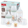 NUK Perfect Match Set de biberons | 0-6+ mois | S’adapte au palais de bébé | 3 biberons anti-coliques et tétine Space | Disney W
