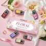 HANOLLY Huile Essentielle Fleurs 6x 10ML, Huiles Essentielles Naturelle Pour Diffuseur, Massage, DIY Bougie,Lys Blanc & Aloès, P