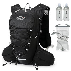 INOXTO Sac d'hydratation léger 5L,adapté à la randonnée en Plein air,Marathon, compétition Cycliste, Gilet d'hydratation d'alpin