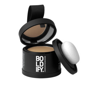 BOLDIFY Poudre de Racine de Cheveux (Blond Foncé), Retouche Racines Instantanée, Camoufle Cheveux Gris, Résultat Naturel 4g