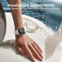 ORRLBB Bracelet compatible avec les Bracelets Apple Watch Series 11 10 9 8 7 6 5 4 Ultra SE 3 2 1 Femmes Hommes, Magnétique Méta