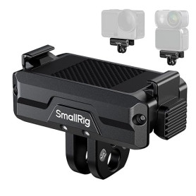 SMALLRIG Support magnétique Double pour DJI Osmo Action 6/Osmo Nano, Adaptateur magnétique Pliable à dégagement Rapide bidirecti
