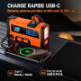 JDMCAR Booster Batterie Voiture 10000A - 14.8V Démarreur Batterie Voiture (jusqu'à10,0L Gaz/9,0L Diesel), Jump Starter avec LED,